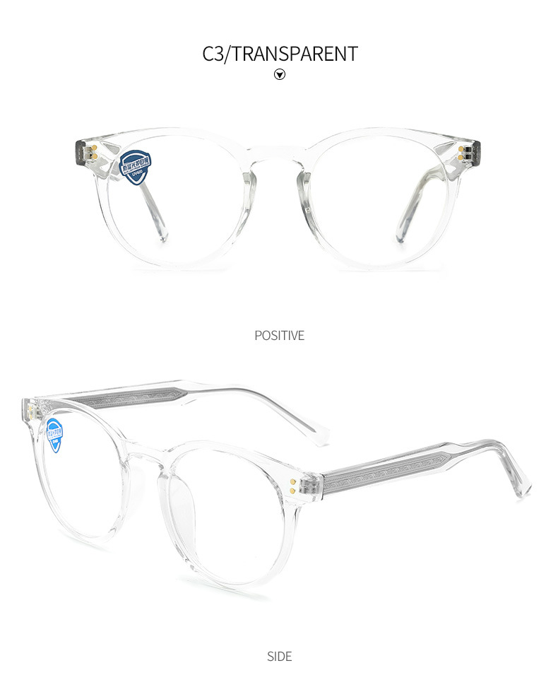 Blue Light Blocking Glasses Designer Black Full Frame Eyeglasses