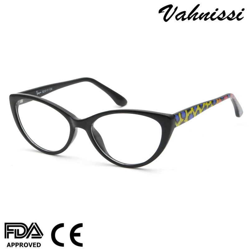 Italy Designer Cat Eye Optical Spectacle Frames for Women