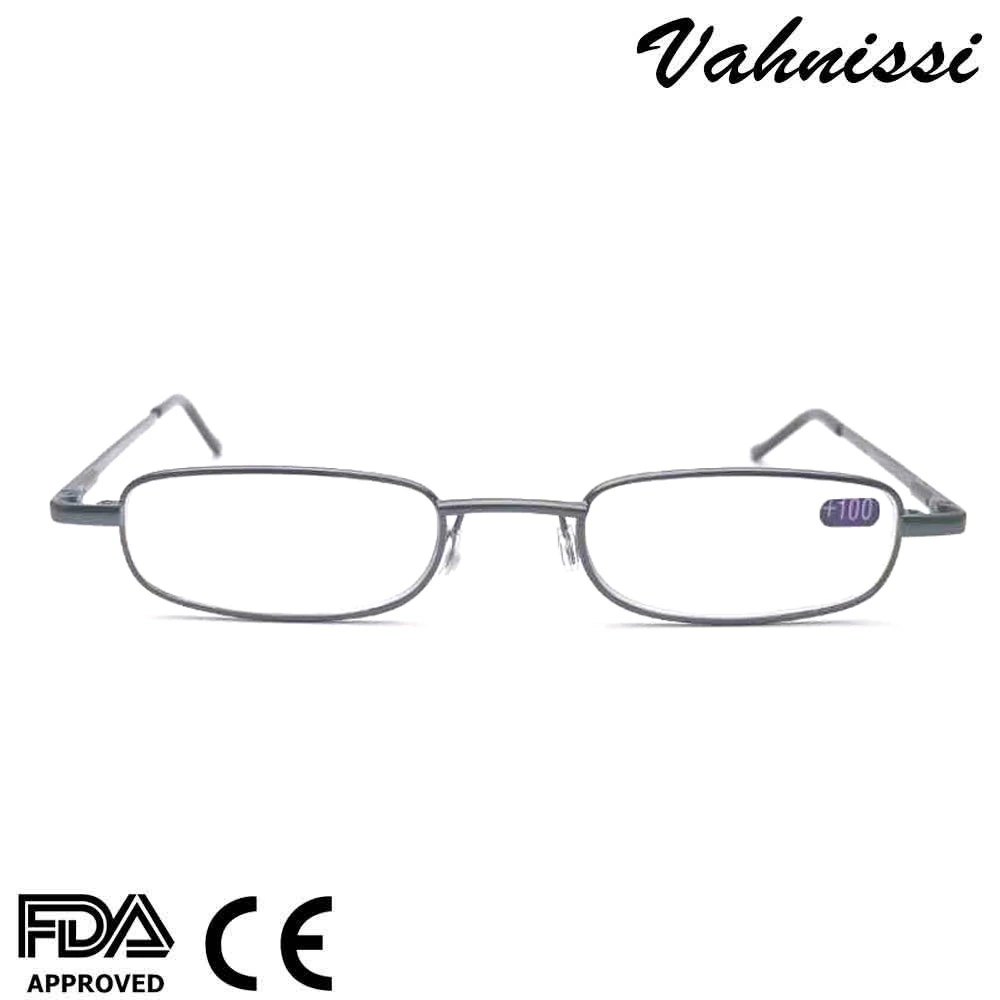 FDA Metal Small Prescription Glasses Frame for Usage Mini Reading Glasses