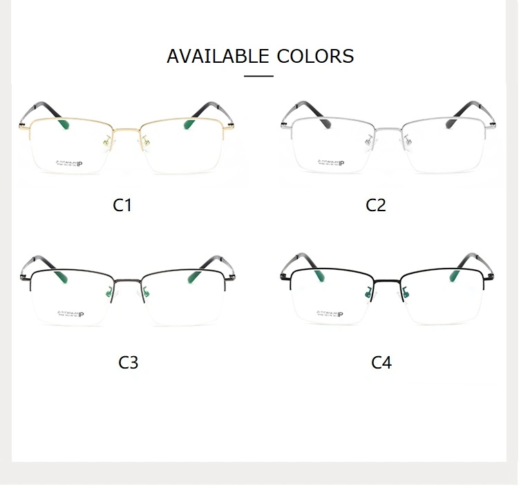 Blue Light Blocking Glasses Metal Spectacle Eyewear Eye Glasses Optical Eyeglasses Frames for Men Women