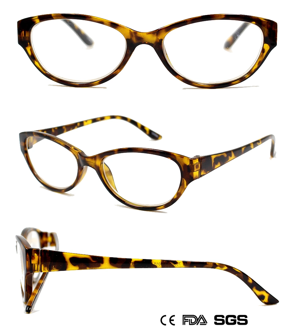 Multi-Colored Cat-Eye Lady's Reading Glasses Eyeglasses (M75305)