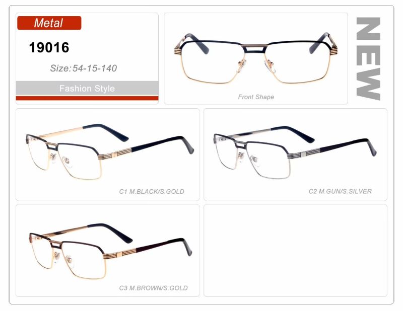New Fashion Optical Frames Metal Glasses Unisex Glasses