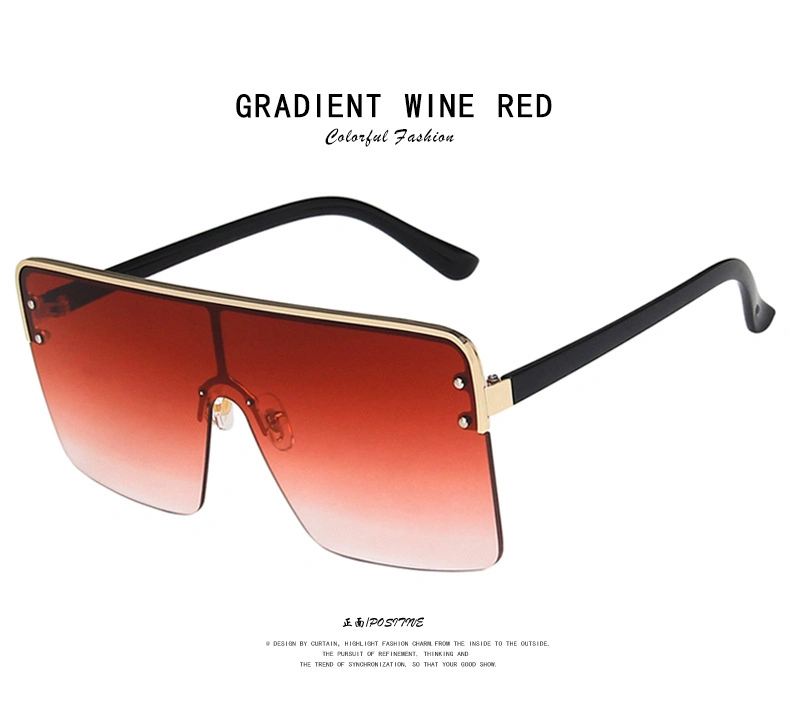 Wholesale Cheap New Model Men Women Colorful Rimless Square Sunglasses