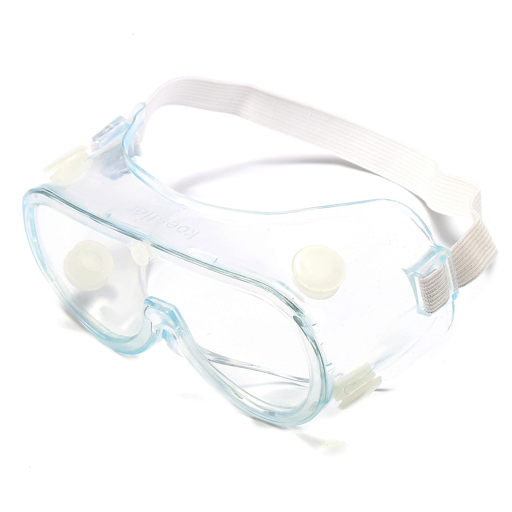 China Industrial Ce FDA Clear PVC Eye Protection PPE Anti Fog Medical Surgical Safety Glasses Goggles