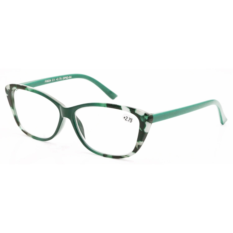 Retro Colorful Women Reading Glasses Cheap Wholesaler Plastic Reading Eyewear 100 to 400 Degree Optical Eyeglasses