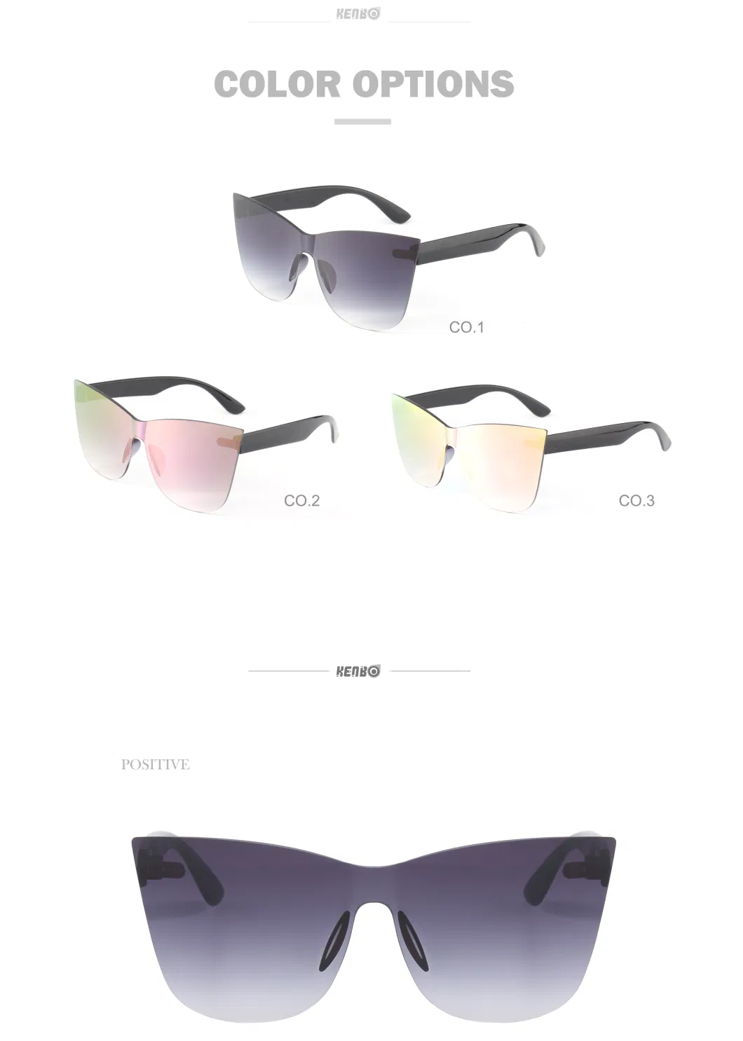 Kenbo Sunglasses 2020 Fashion Wholesale Women Cat Eye Sunglasses UV400 Glasses