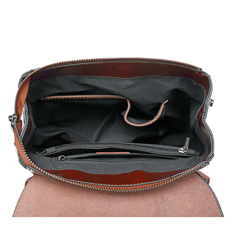 Fashion Shoulder Bag Rucksack Top Leather Women Girls Ladies Backpack Travel Bag Esg11547