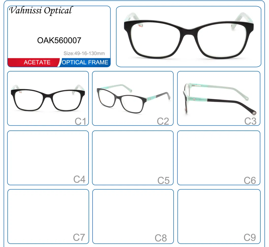 High Quality Wholesales Brand Design Traditional Eyeglasses Frames Optical