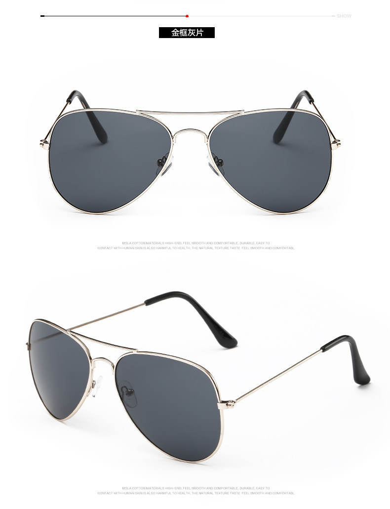 Sunglasses Men Polarized Male Sun Glasses Classic Pilot Driving Glasses
