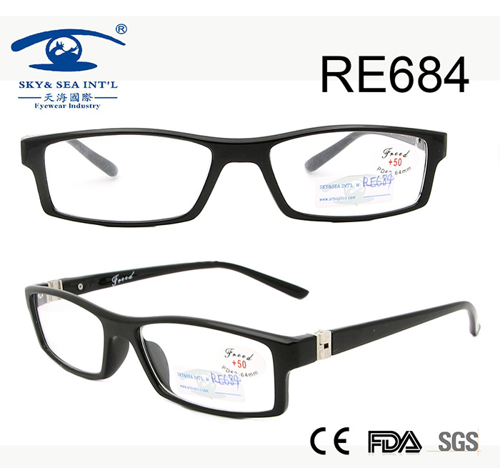 Popular Design Top Quality Spring Hinge Reading Glasses (RE684)