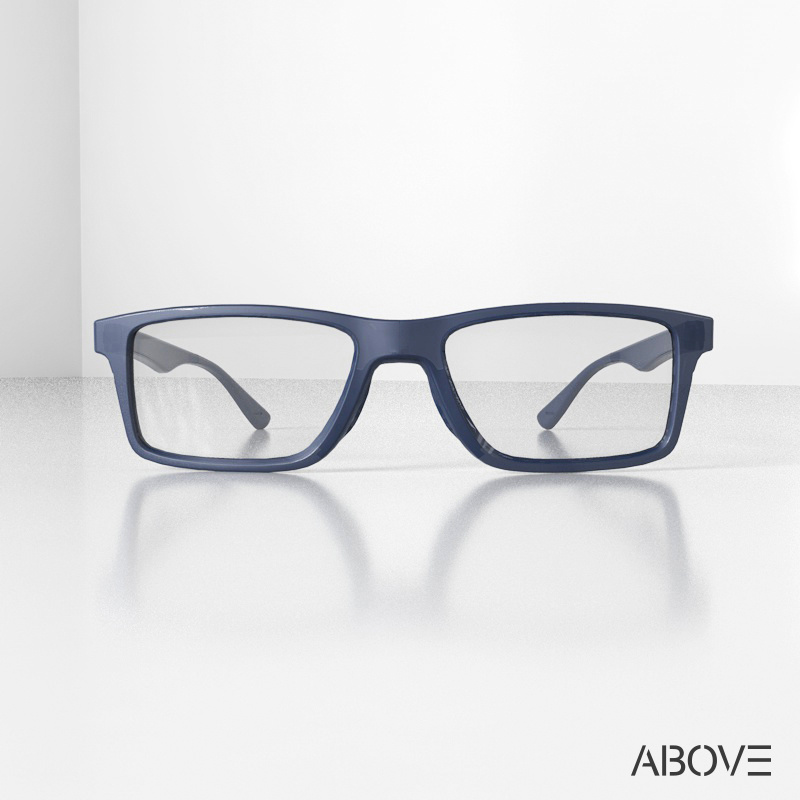 Optical Spectacle Frames Silicone Nose Pad Tr90 Adult Rectangular Eyewear