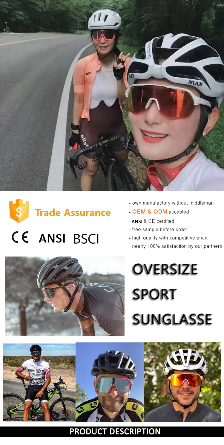 Wholesale Colorful Cycling Glasses Polarized Outdoor Sports Sunglasses