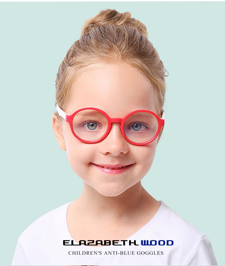 Fashion Retro Computer Glasses Eye Protection Blue Light Glasses for Kids