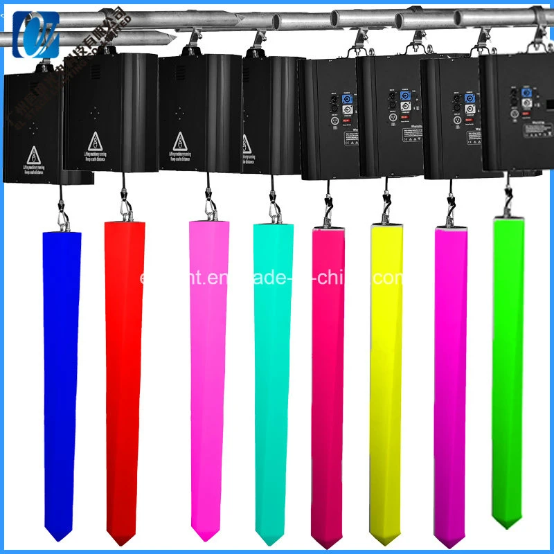 Factory Supplier of LED Winches RGB DMX Auto Lifting Tube and Ball LED Kinetic Light