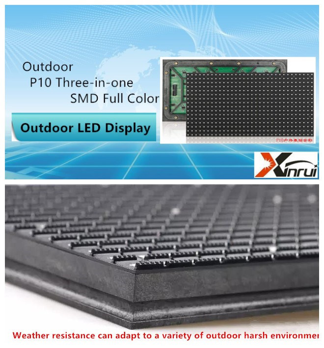 Outdoor RGB P10 LED Advertising Billboard Waterproof Module Display Screen