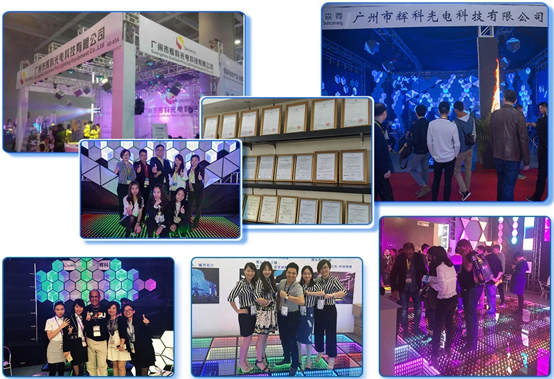 High-End Super HD P6.25 Video Screen Floor Display LED Sensitive Interactive Floor Panel Tiles