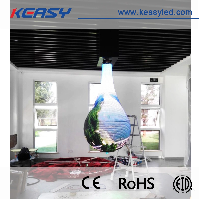 Creative Fixed LED Display P5 Indoor Water-Drop LED Screen