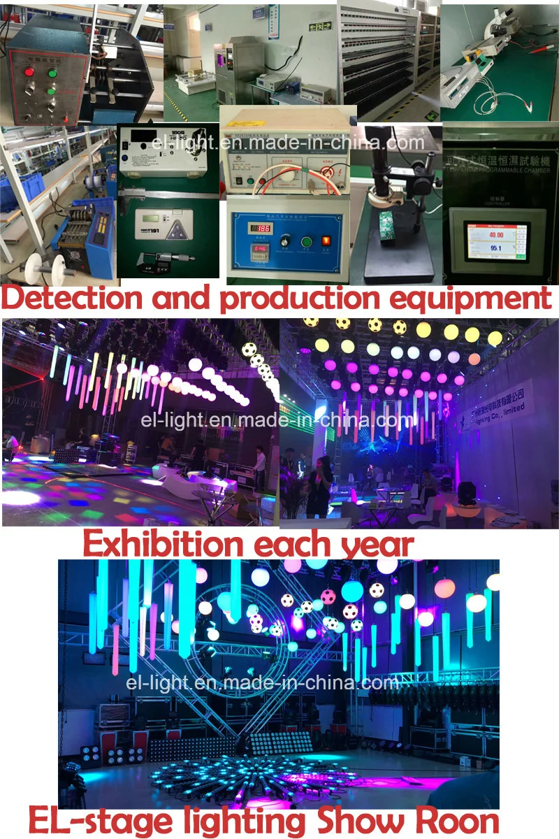 Factory Supplier of LED Winches RGB DMX Auto Lifting Tube and Ball LED Kinetic Light