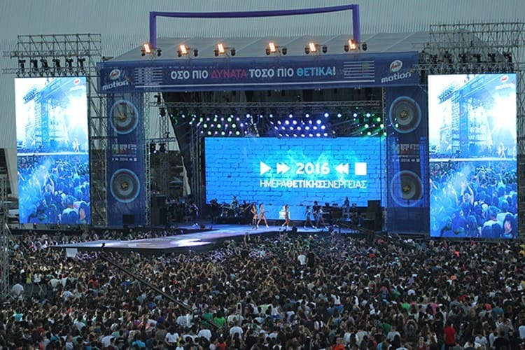 Outdoor Rental Full Color LED Display Wall Panel Screen P10