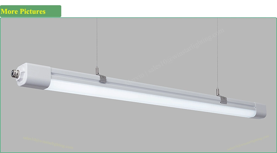 Distributor Supplier Factory Price IP65 LED Linear 20W/40W/60W LED Tri Proof Light with Sensor