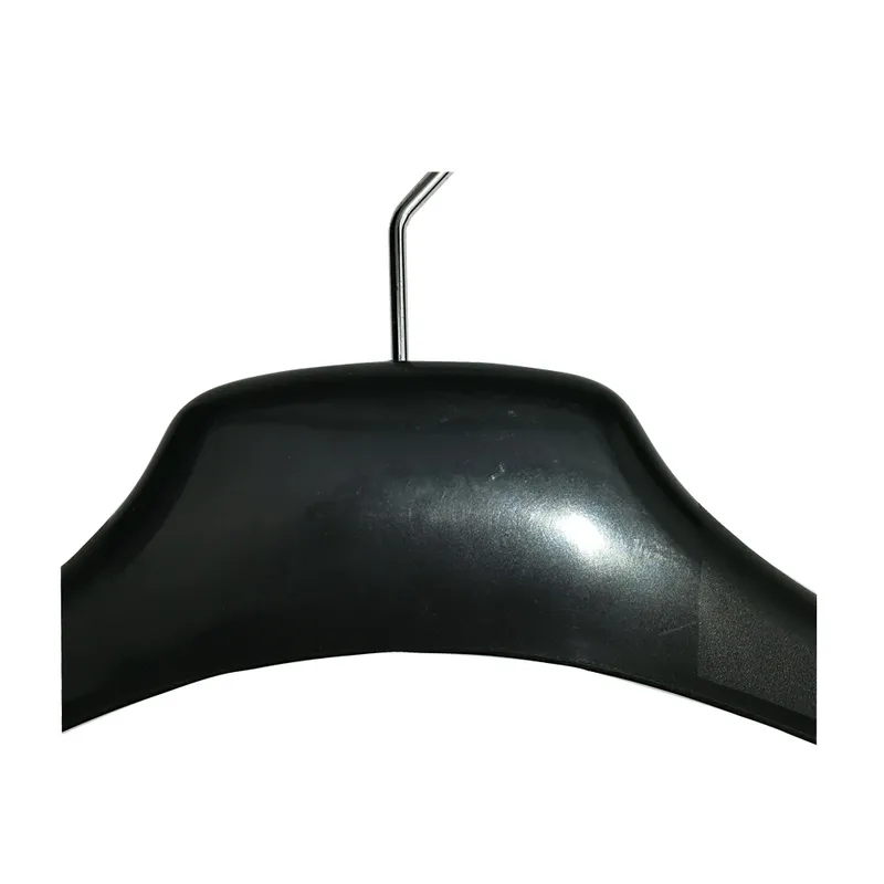 18 Inch Plastic Black Male Overcoat Display Hanger for Sale