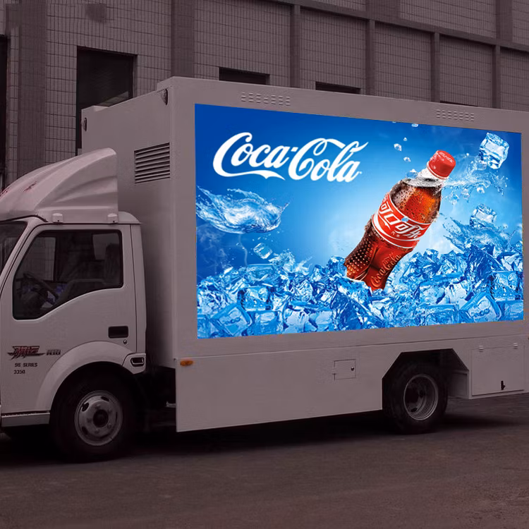 P6 Outdoor Full Color Truck Advertising Display LED Vehicle Mobile LED Display