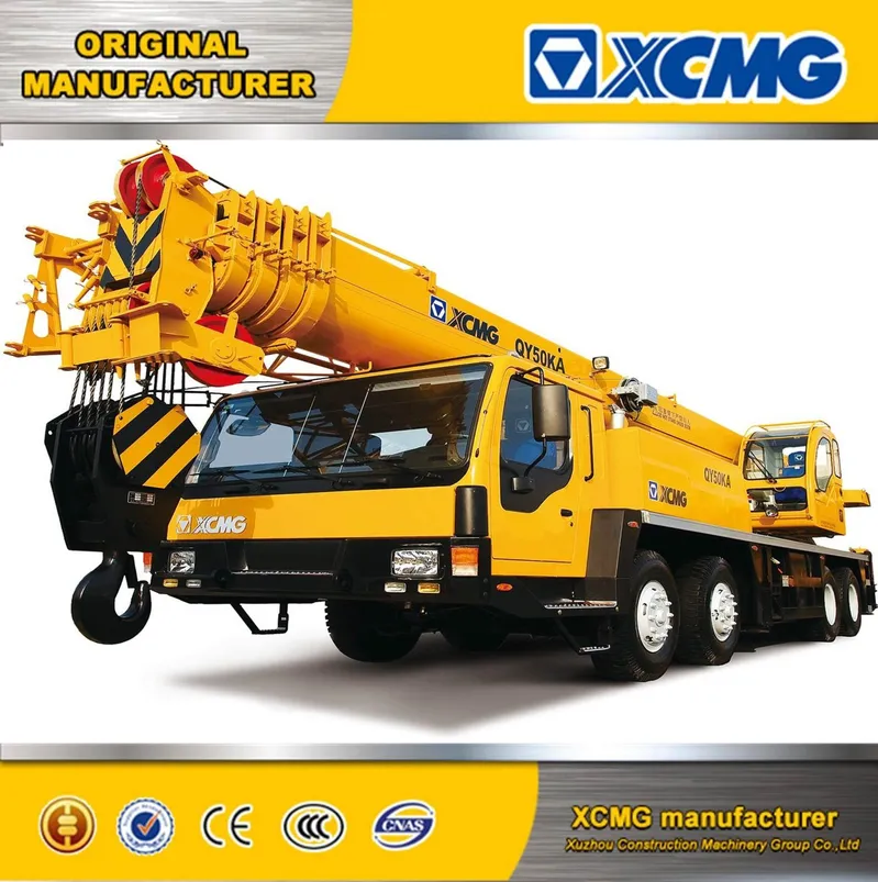 China Brand Original 50ton Qy50 Mobile Truck Crane for Sale