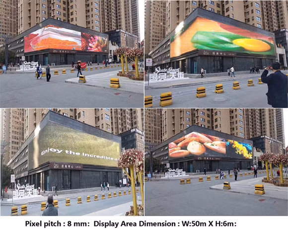 P4 P5 P6 P8 P10 Full Color Advertising Signs / Outdoor Commercial Advertising LED Screen