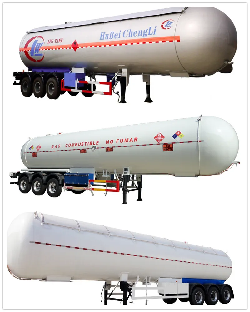 Asme LPG Gas Trailer Tri Axle Liquid Gas Trailer 25ton Propane Gas Trailer