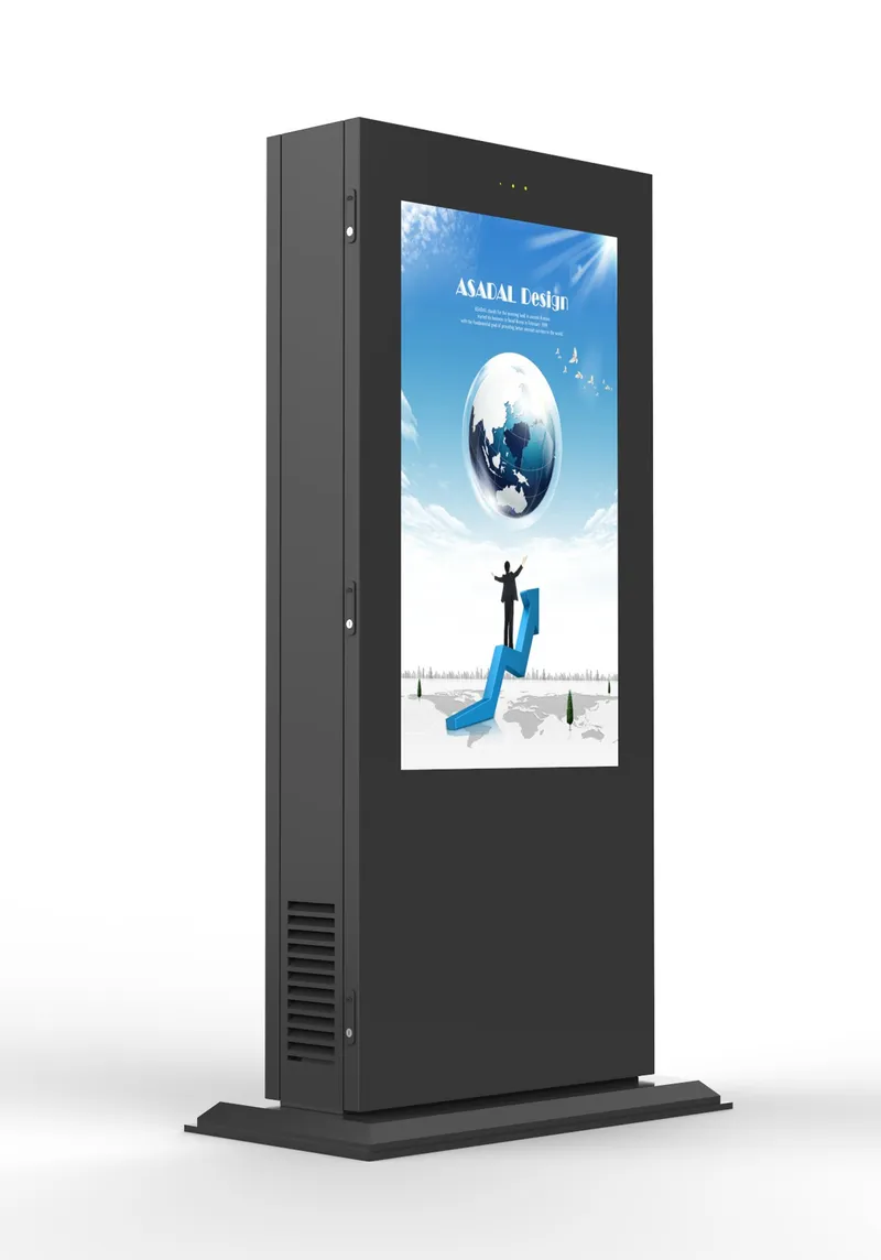 55 Inch HD Totem Advertising Display LED Outdoor Digital Signage