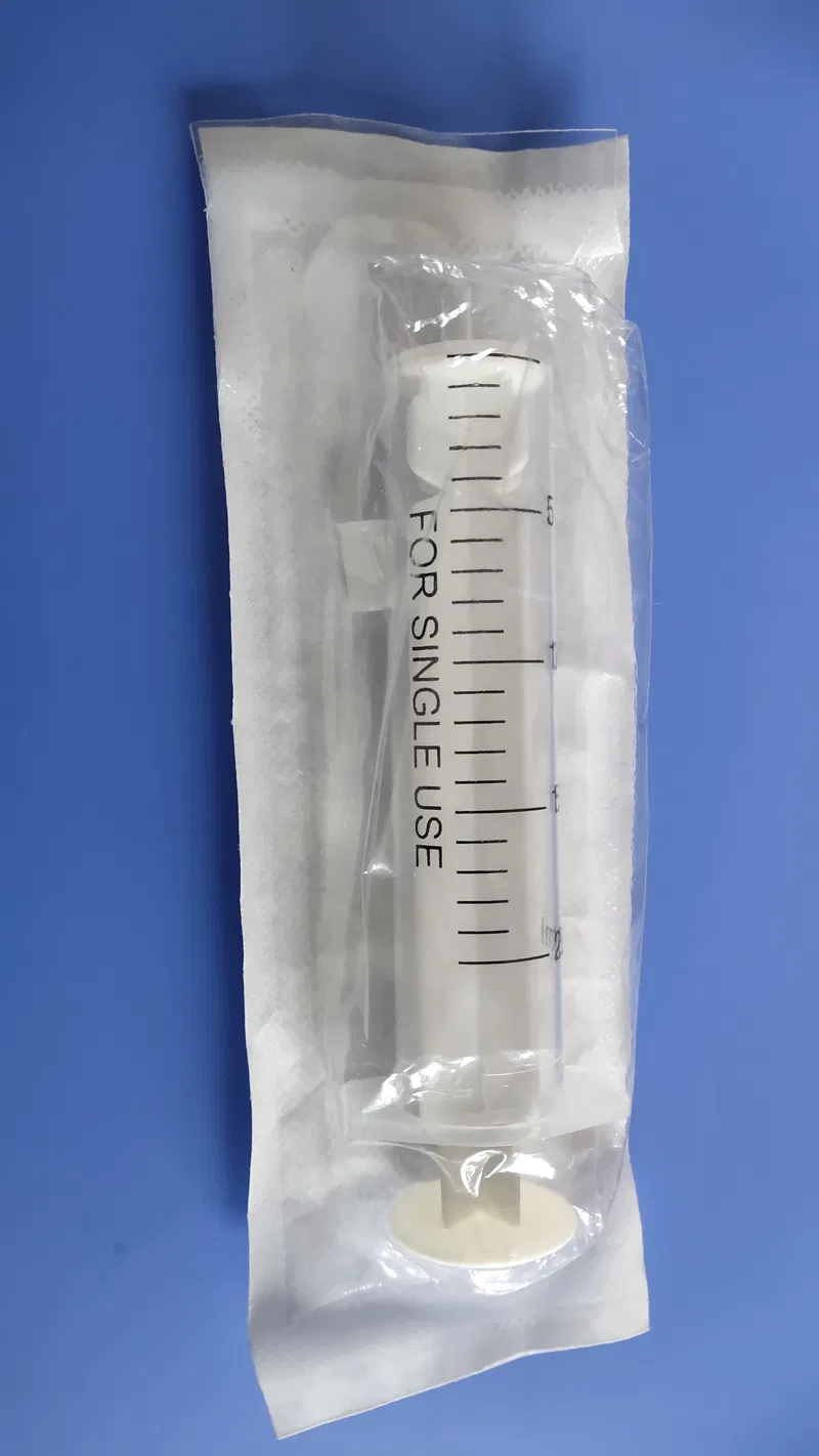 Syringe 20ml with Cap, Made of Plastic