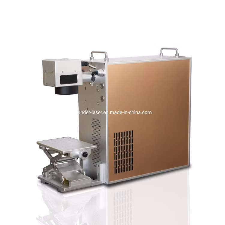 Small Portable Laser Marking Machine Optical Fiber for Plastic