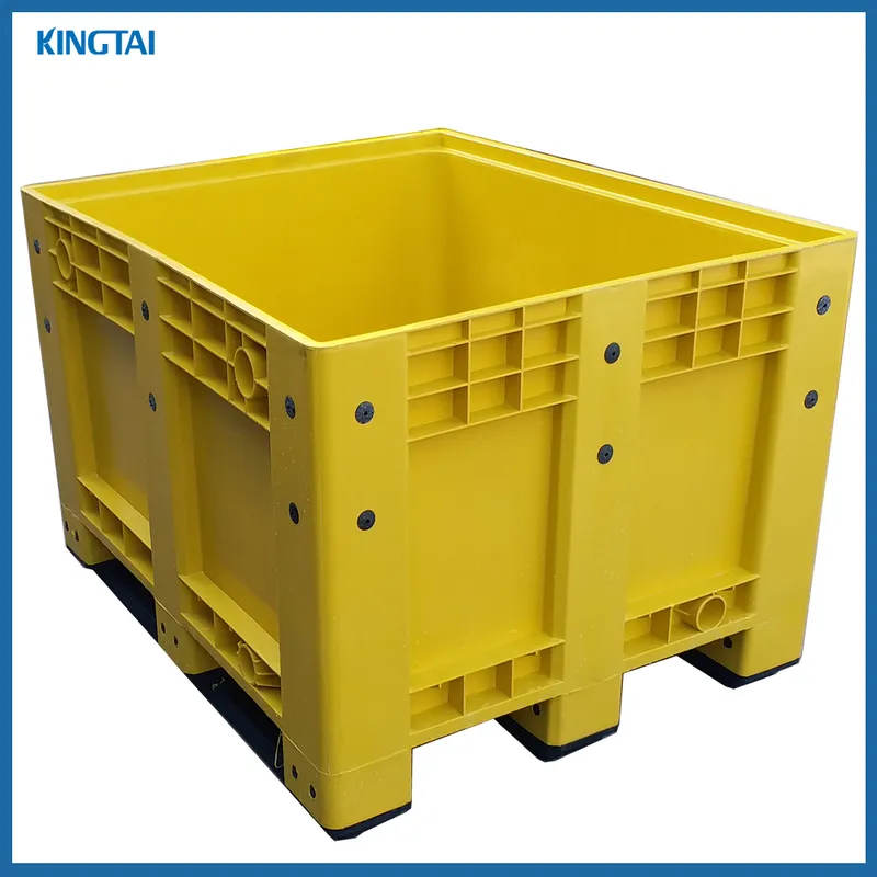 Plastic Pallet Container, Plastic Pallet Box, 600L Plastic Pallet Bin