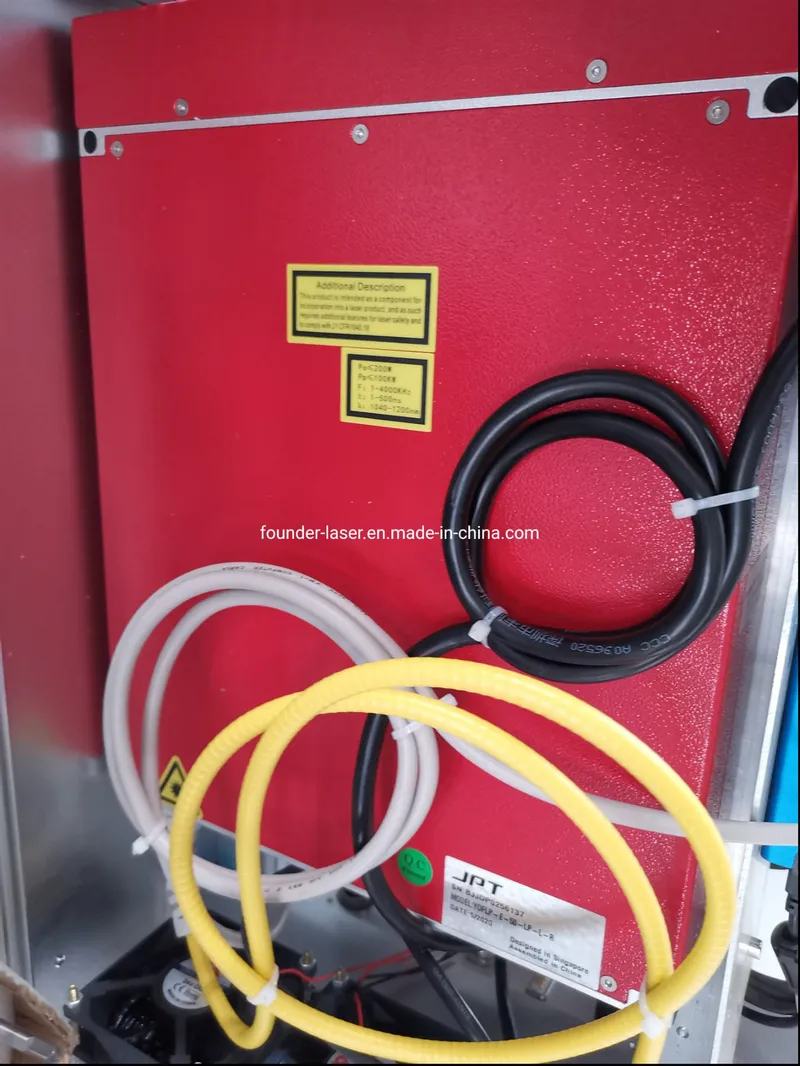Small Portable Laser Marking Machine Optical Fiber for Plastic