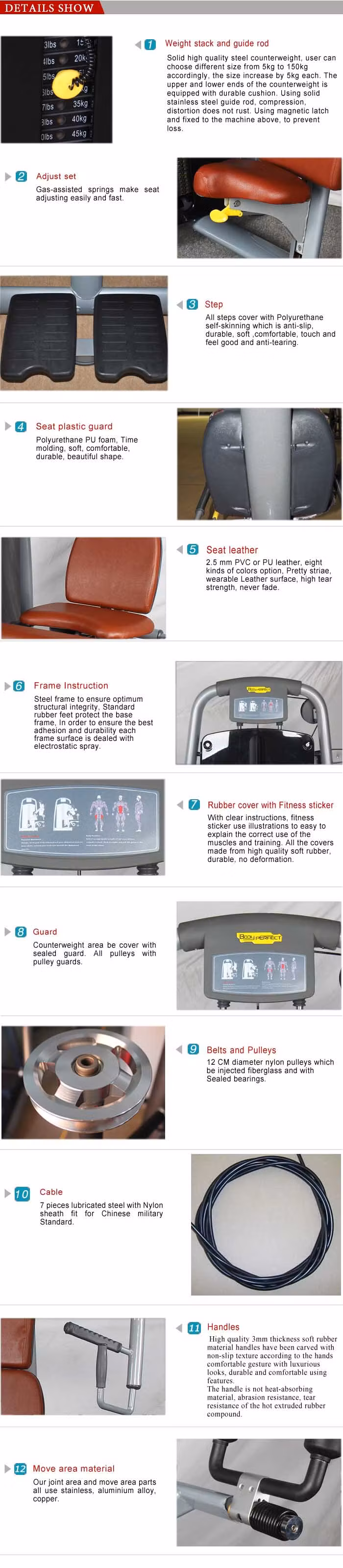 Commercial Abdominal Trainer Abdominal Equipment Body Crunch (BFT-2031)