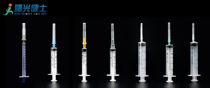 Disposable Syringe Machinery3 Part Disposable Plastic Syringe with Needle