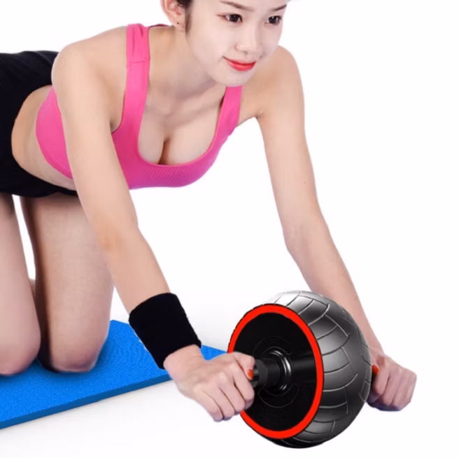 Abdominal Bodybuilding Equipment Abdominal Muscle Wheels for Men and Women to Reduce Weight