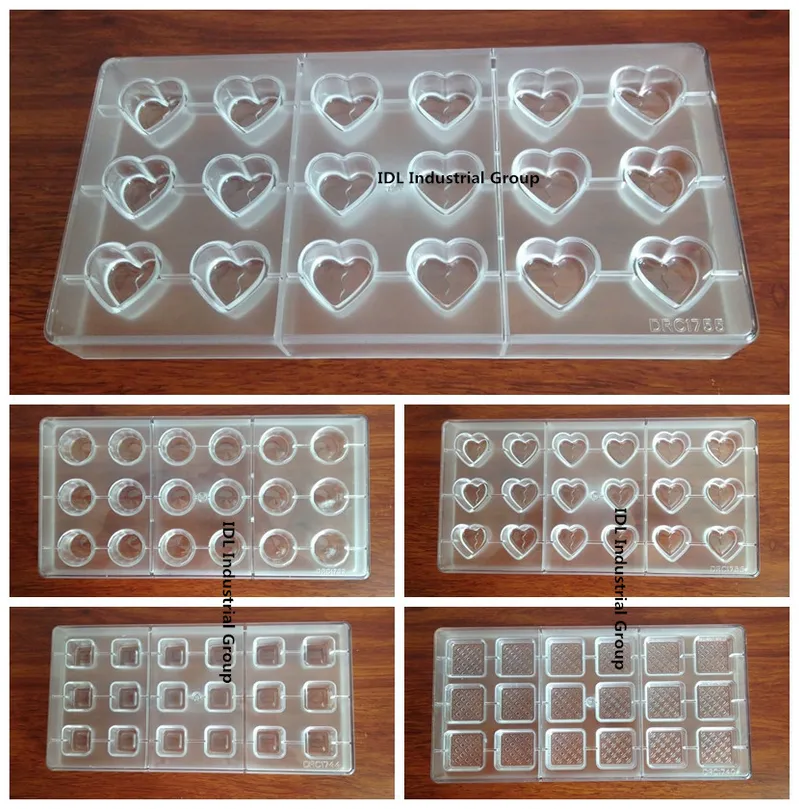 100% New Material Chocolate Mould for Squre Choclate Tablets