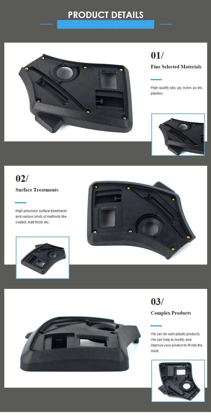 Chinese Manufacturer Professional PVC Mould Shaping Mode Plastic Part