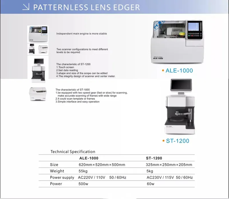 China Manujfacture Ale-1000 Auto Lens Edger Machine