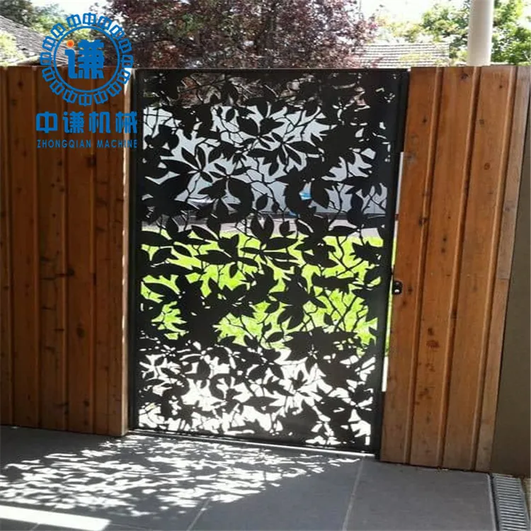 Laser Cut Garden Fence Panels Decorative Metal Fence