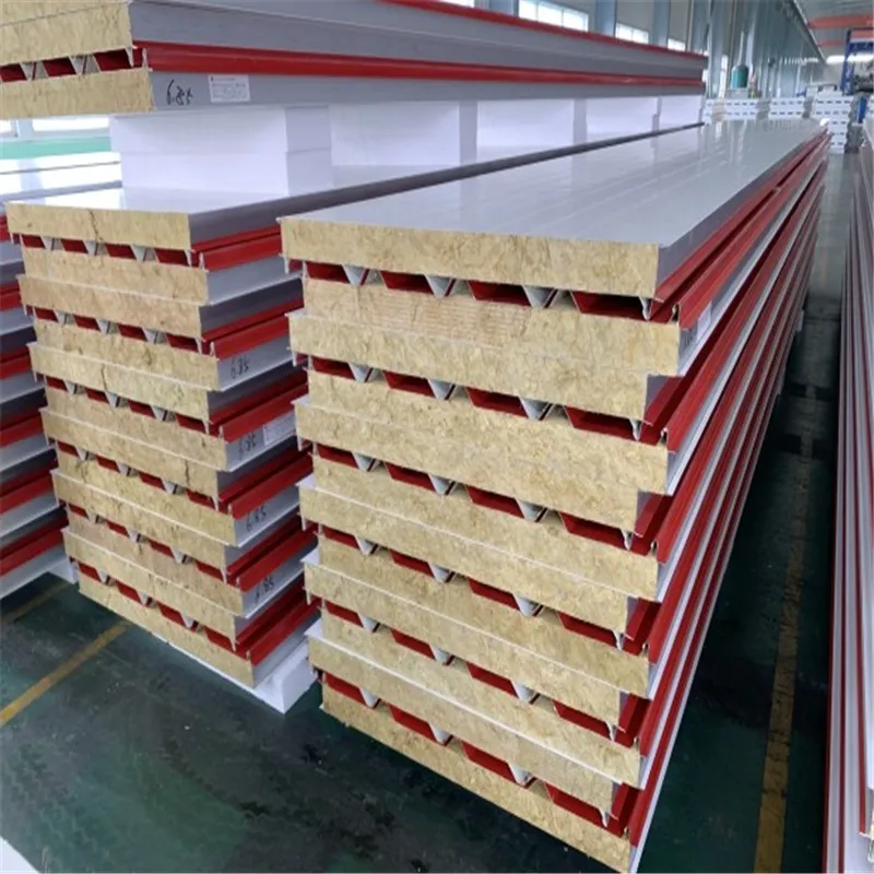 Fire Resistant Rockwool Sandwich Panels for Steel Shed Structure