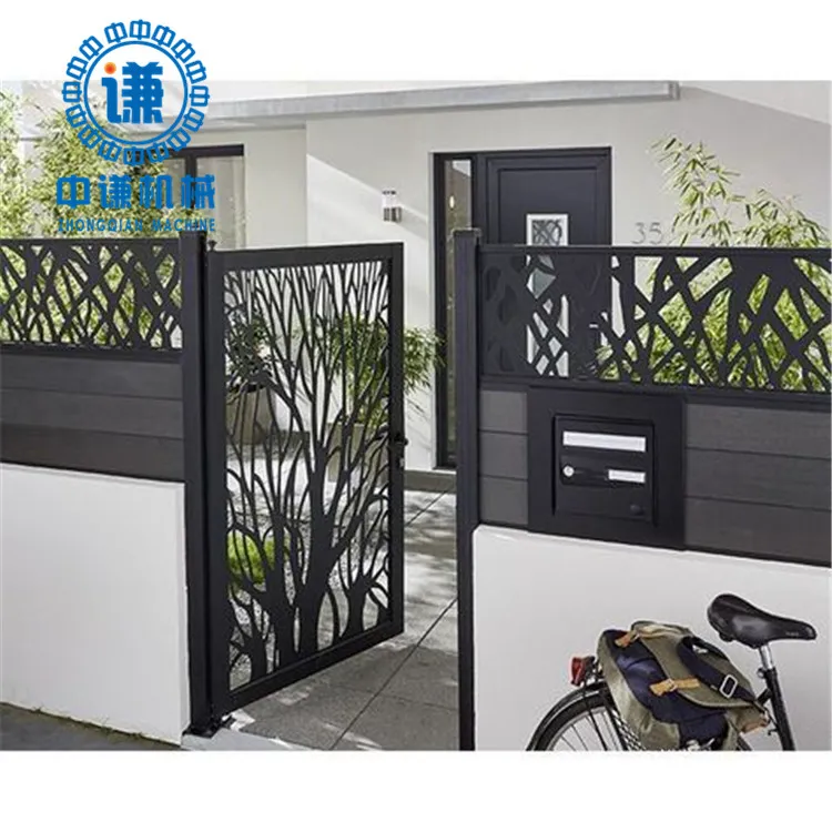 Laser Cut Garden Fence Panels Decorative Metal Fence