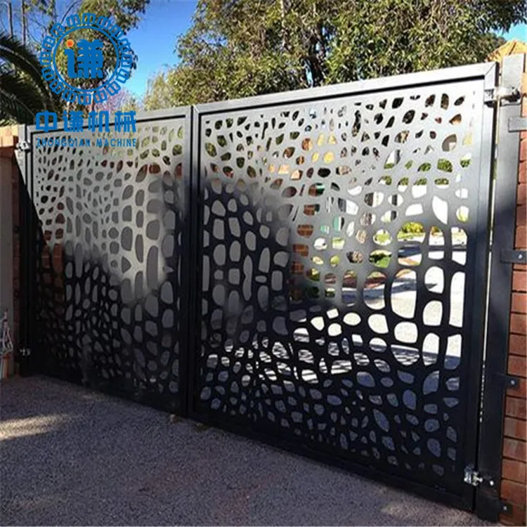 Laser Cut Garden Fence Panels Decorative Metal Fence