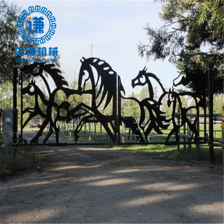 Laser Cut Garden Fence Panels Decorative Metal Fence