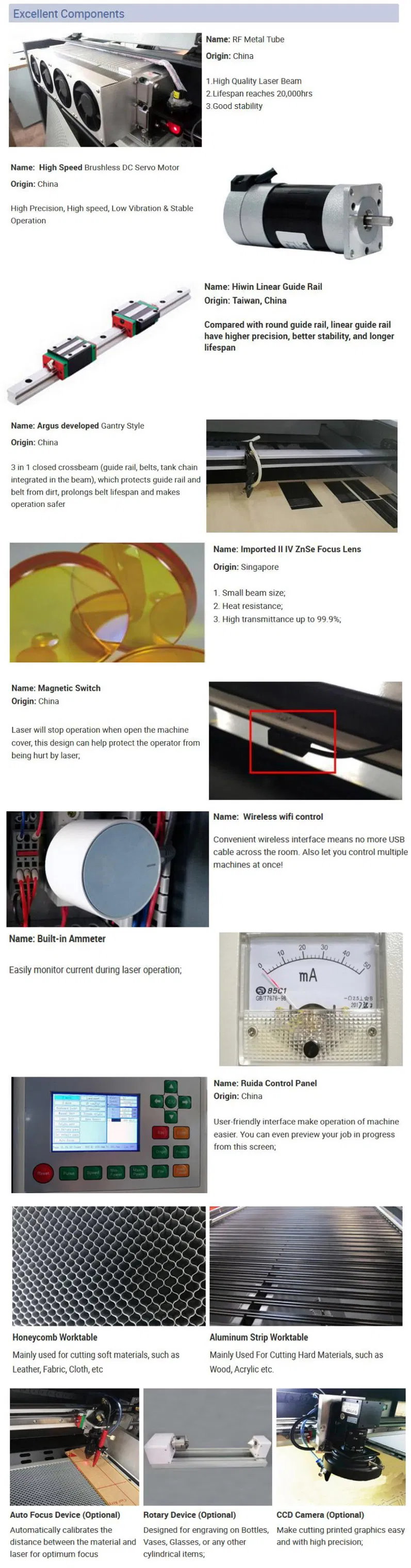 CO2 Laser Metal Non Metal Cutting Machine