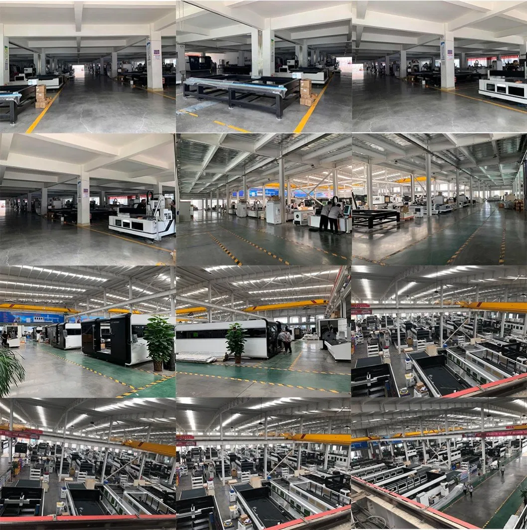 Sheet Metal Carbon Steel Brass Aluminum Fiber Laser Cutting Machine 1000W Plate Laser Cutter