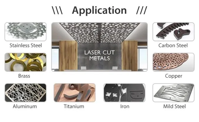 1-20kw Fiber Laser Cutter for Stainless Steel and Carbon Steel