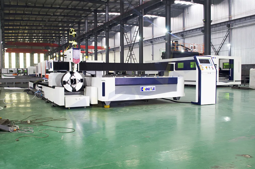Beke Brand Best Selling 4020 3000W Aluminium Plate Pipe Plate Fiber Laser Cut Machine