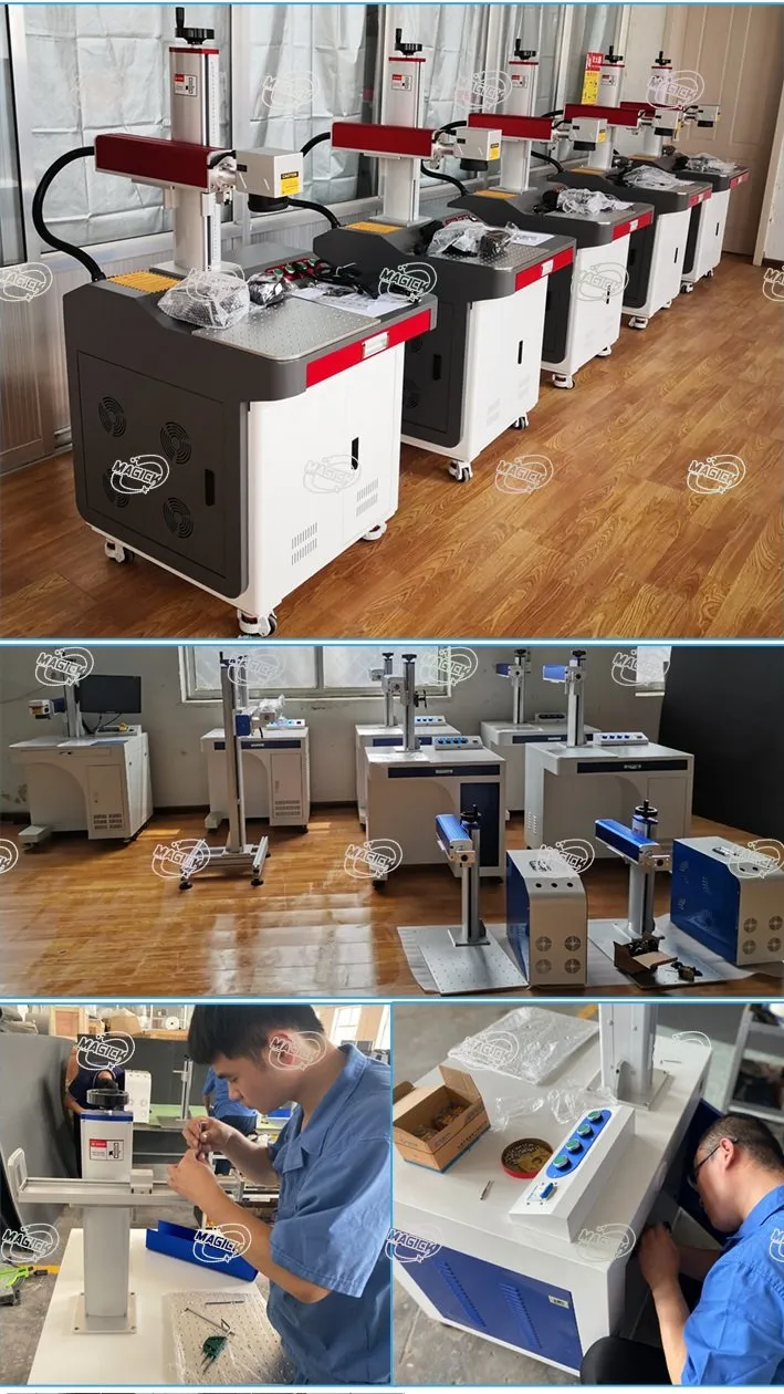 Raycus Laser Fiber Laser Marking Machine for Metal Steel